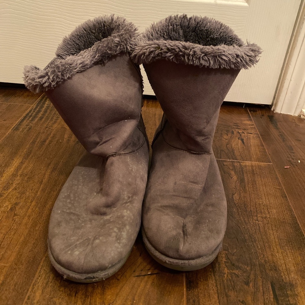 Gray Boots